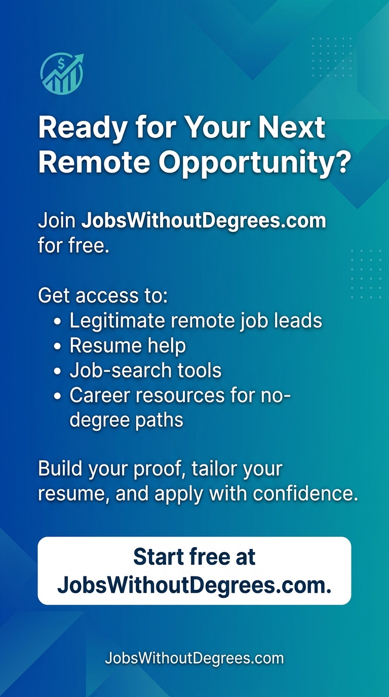 Ready for Your Next Remote Opportunity? - JobsWithoutDegrees career guide slide 7